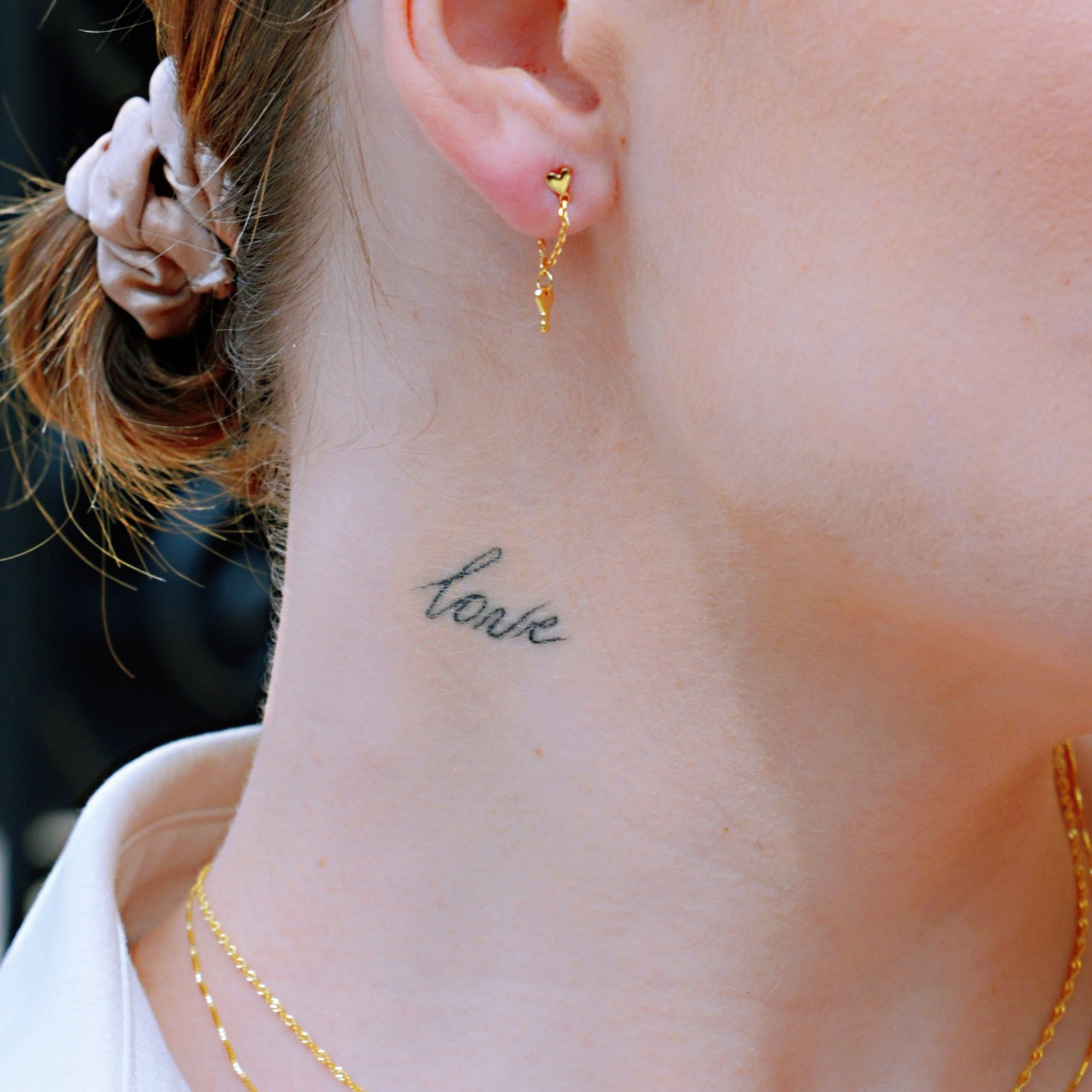 Dainty gold vermeil earrings made with 925 sterling silver.