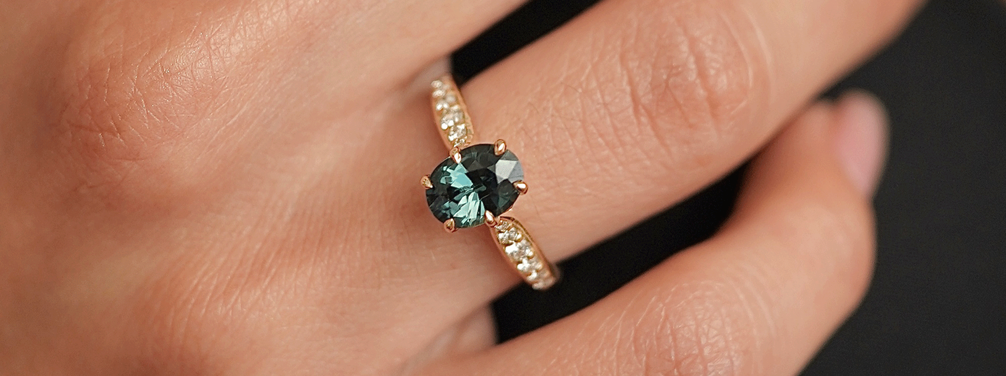 Natural Sapphire Engagement Rings