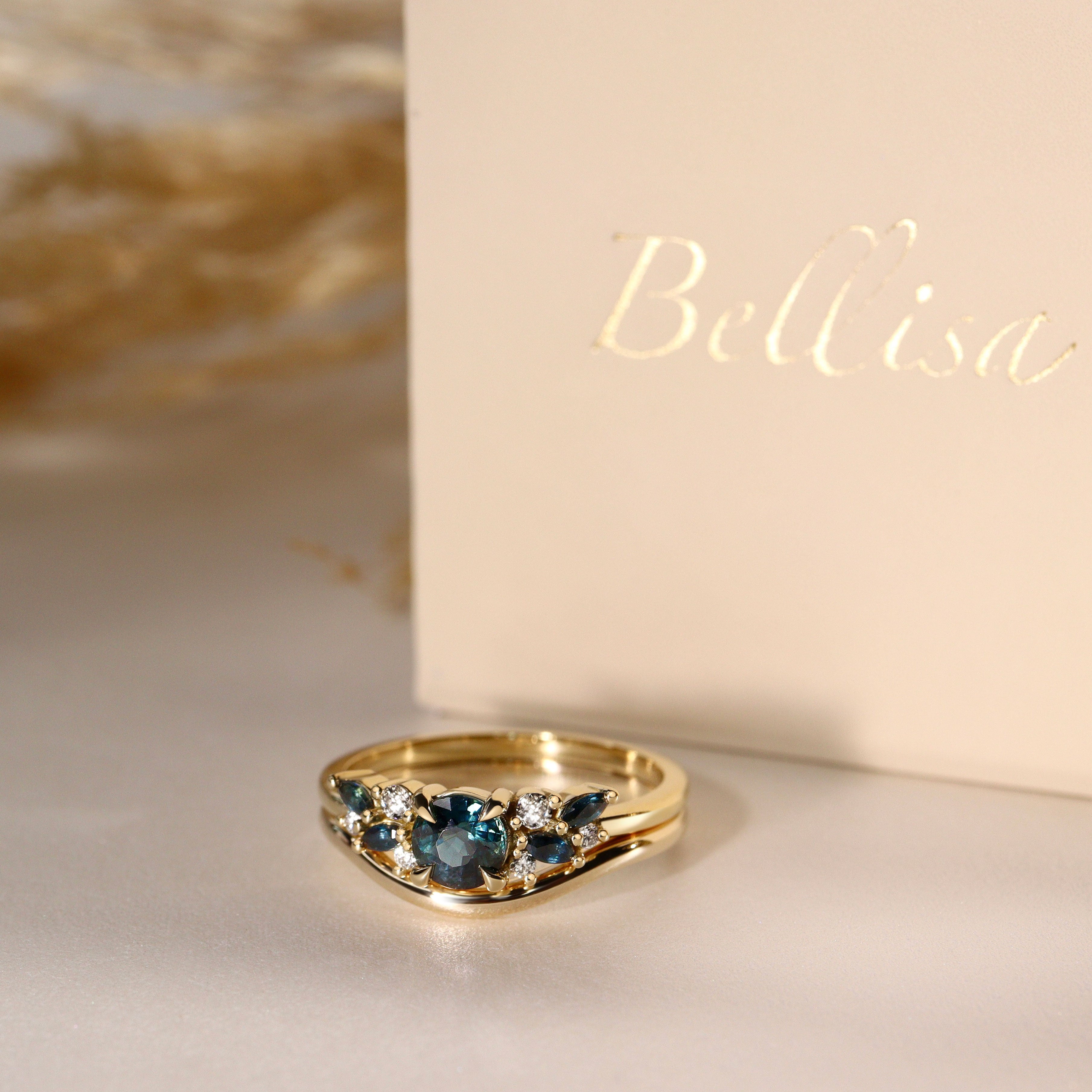 Anna's Dream Sapphire Engagement Ring, Natural Sapphire