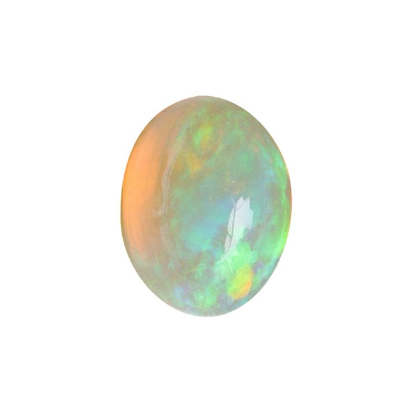 Oval Cabochon Natural Ethiopian Opal 1.25ct 9.04x7.01x4.31MM