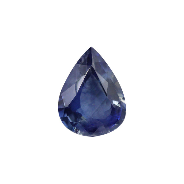 Pear Cut Natural Dark Blue Sapphire 1.58ct 8.72x6.61x3.57MM