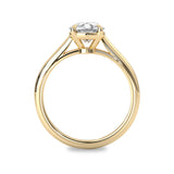 Claire Solitaire Engagement Ring, Moissanite/Lab Grown Diamond