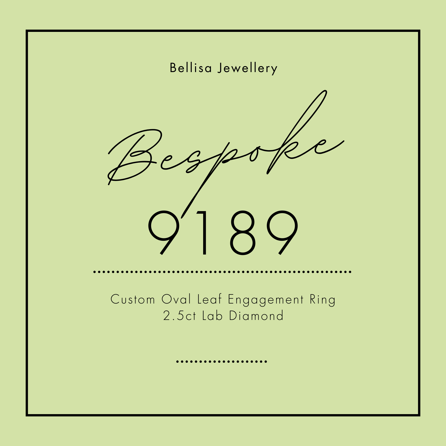 Bespoke #9189 - Custom Oval Nature Inspired Leaf Engagement Ring 2.5ct Lab Diamond