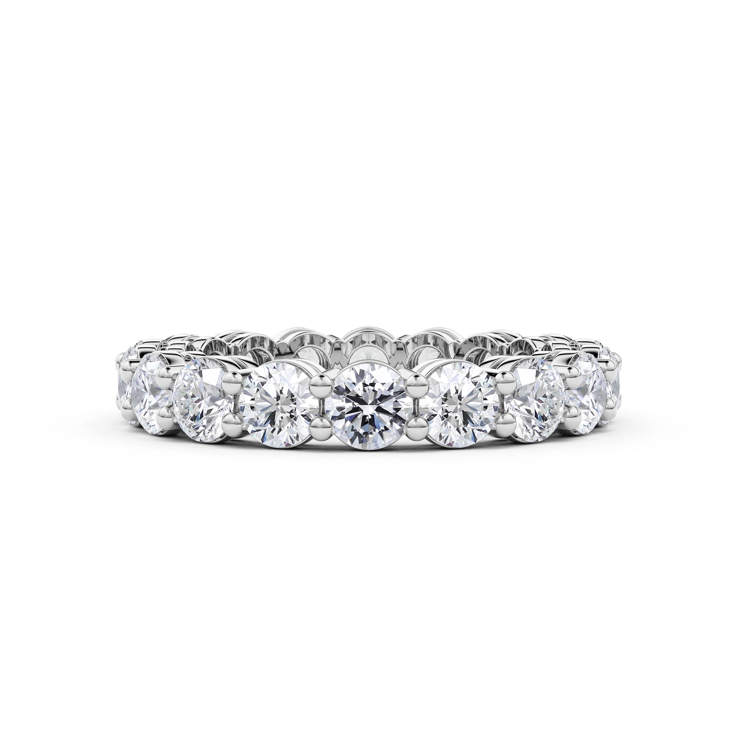 Bellisa Forever Full Eternity Ring, Moissanite/Lab Grown Diamond
