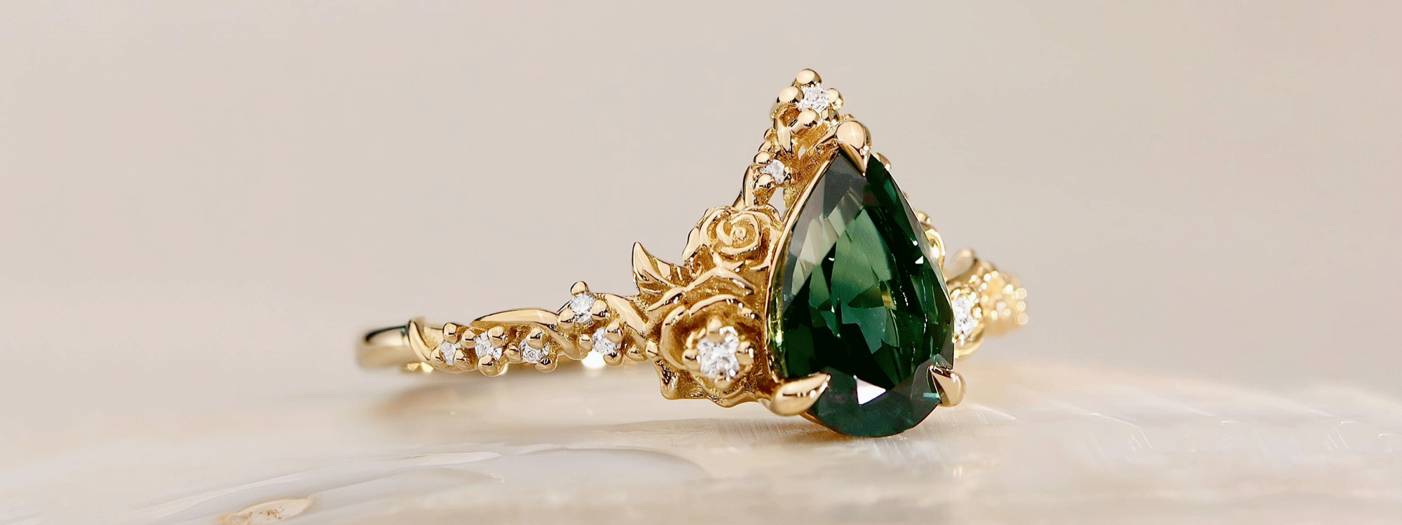 Floral Engagement Rings