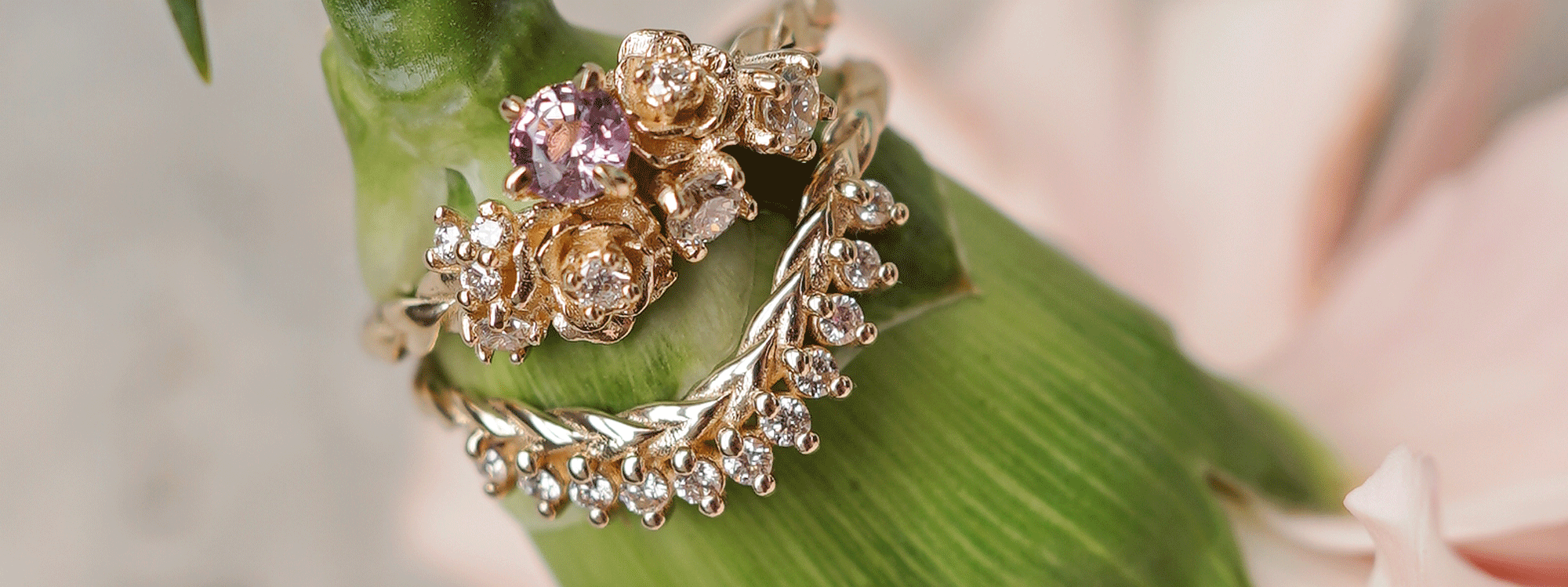 Nature Inspired Wedding Bands