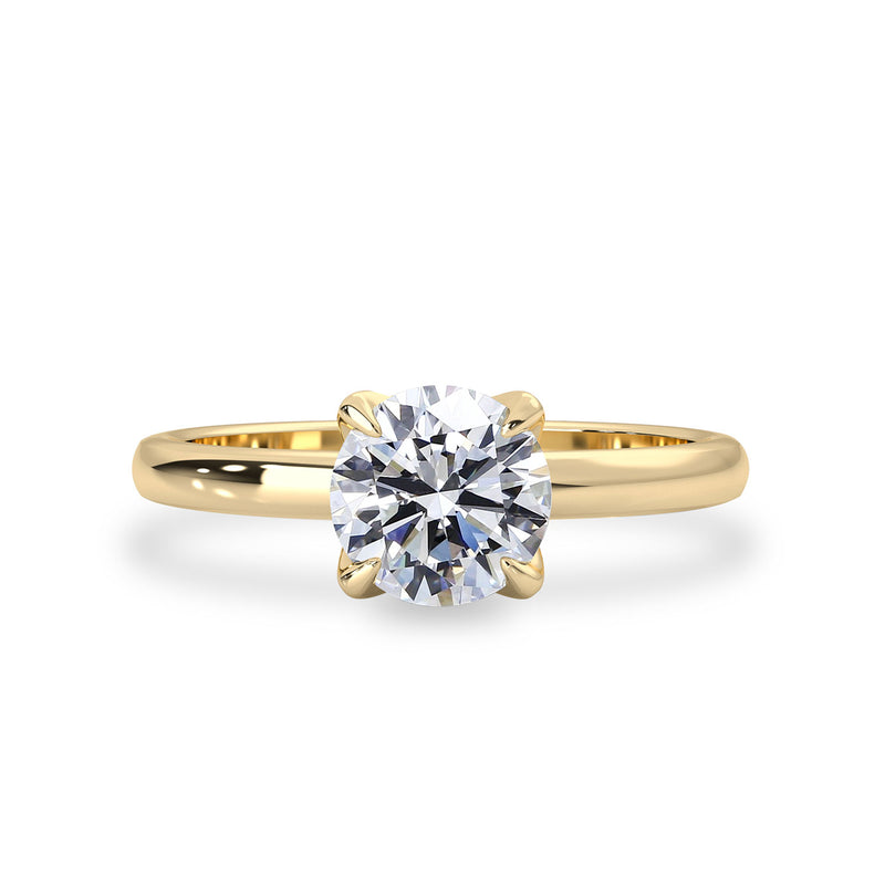 Purity Round Solitaire Engagement Ring, Round Brilliant