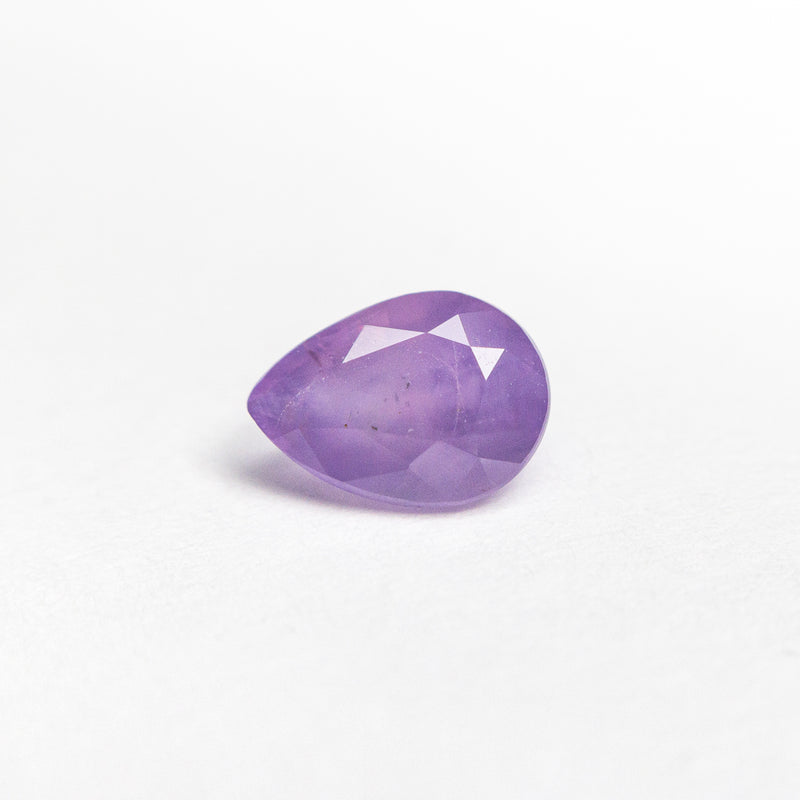 Pear Brilliant Cut Natural Purple Sapphire 1.08ct 7.21X5.19X3.81MM