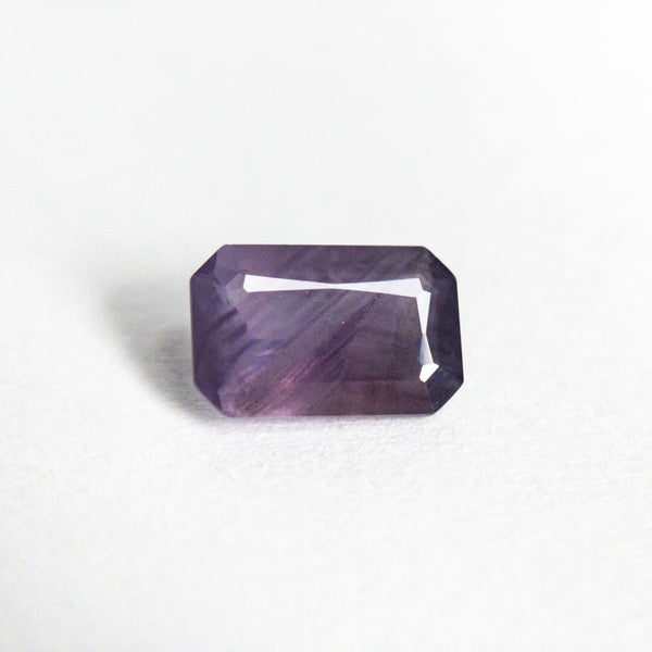 Cut Corner Rectangle Brilliant Natural Purple Sapphire 1.02ct 7.02X5.38X2.64MM
