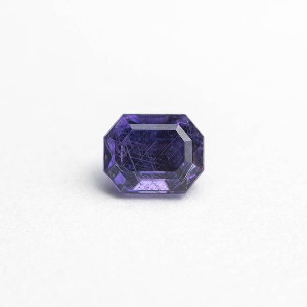 Cut Corner Rectangle Step Cut Natural Purple Sapphire 0.94ct 5.37X4.22X3.97MM