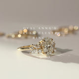 Oval Anna's Dream Engagement Ring, Oval Brilliant With Marquise