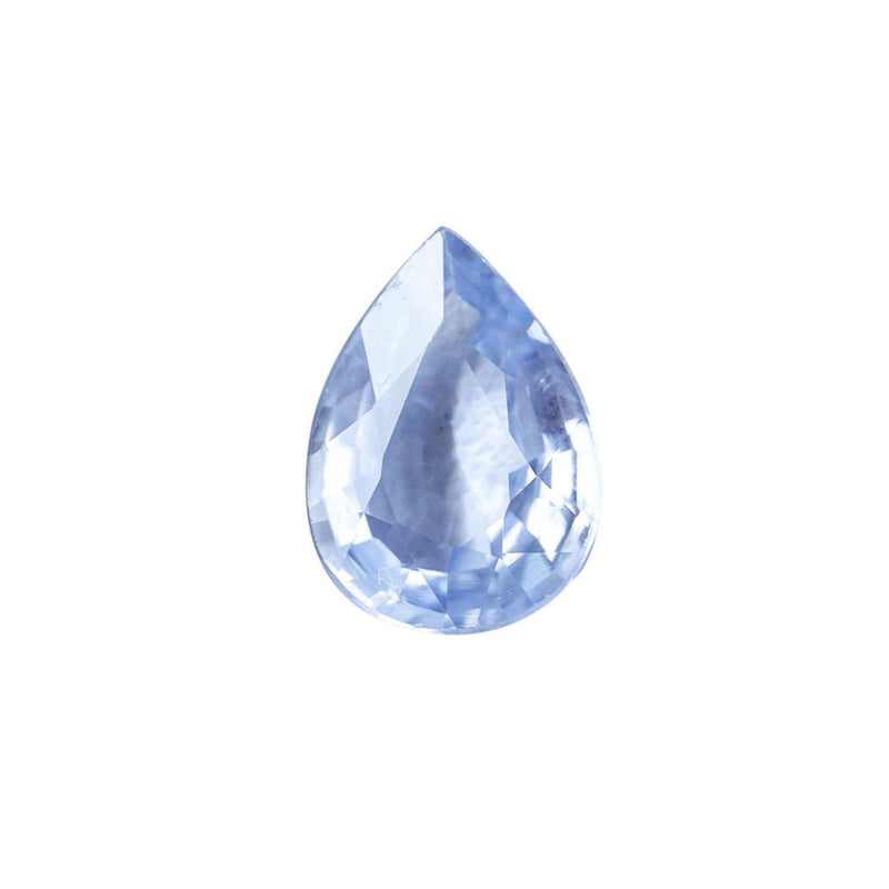 Pear Cut Natural Light Blue Sapphire 1.28ct 8.03x5.85x3.2MM