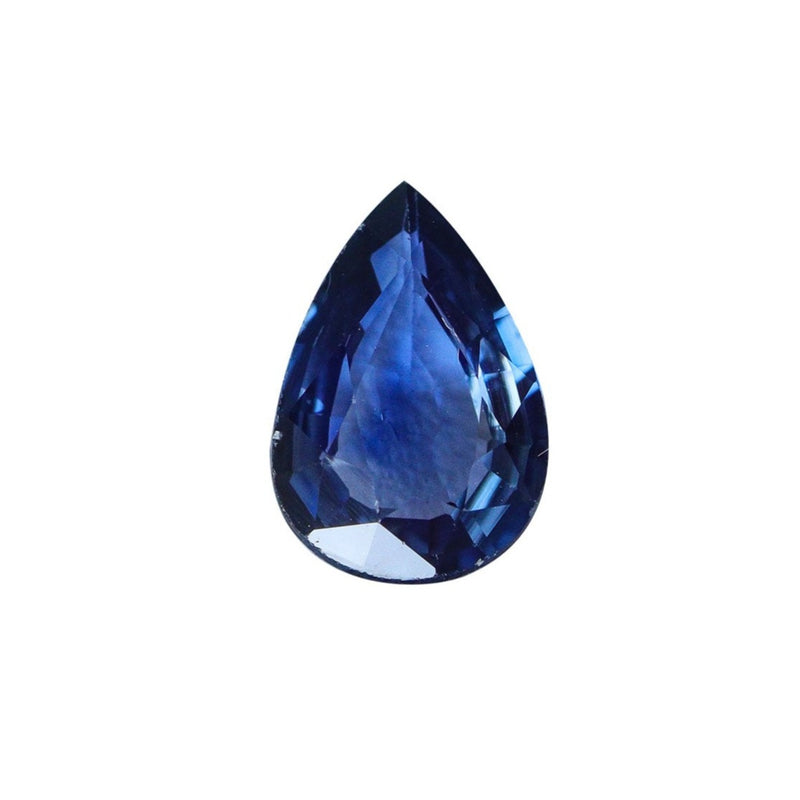 Pear Cut Dark Blue Sapphire 1.23ct 8.48x5.82x2.92MM