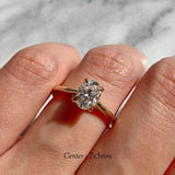 Ava Solitaire Engagement Ring, IGI Certified Lab Grown Diamond