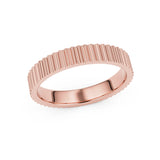 Fine Ridge Forever Wedding Band, 14k Gold