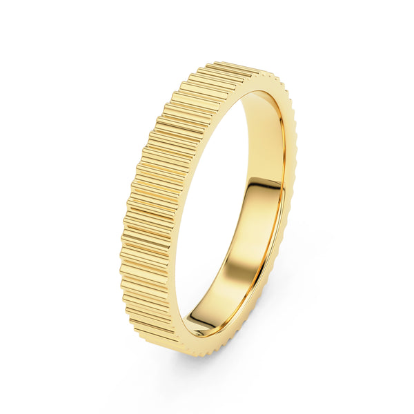 Fine Ridge Forever Wedding Band, 14k Gold