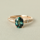 teal sapphire engagement ring canada
