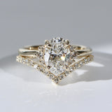 Banff Oval Solitaire Engagement Ring, Oval with Round Brilliant