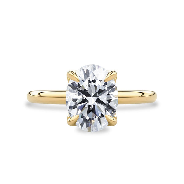 Split Payment - Oval Purity Petal Solitaire Engagement Ring