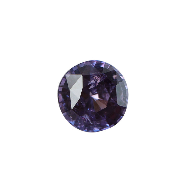 Round Cut Natural Dark Purple Sapphire 1.28ct 6.3MM