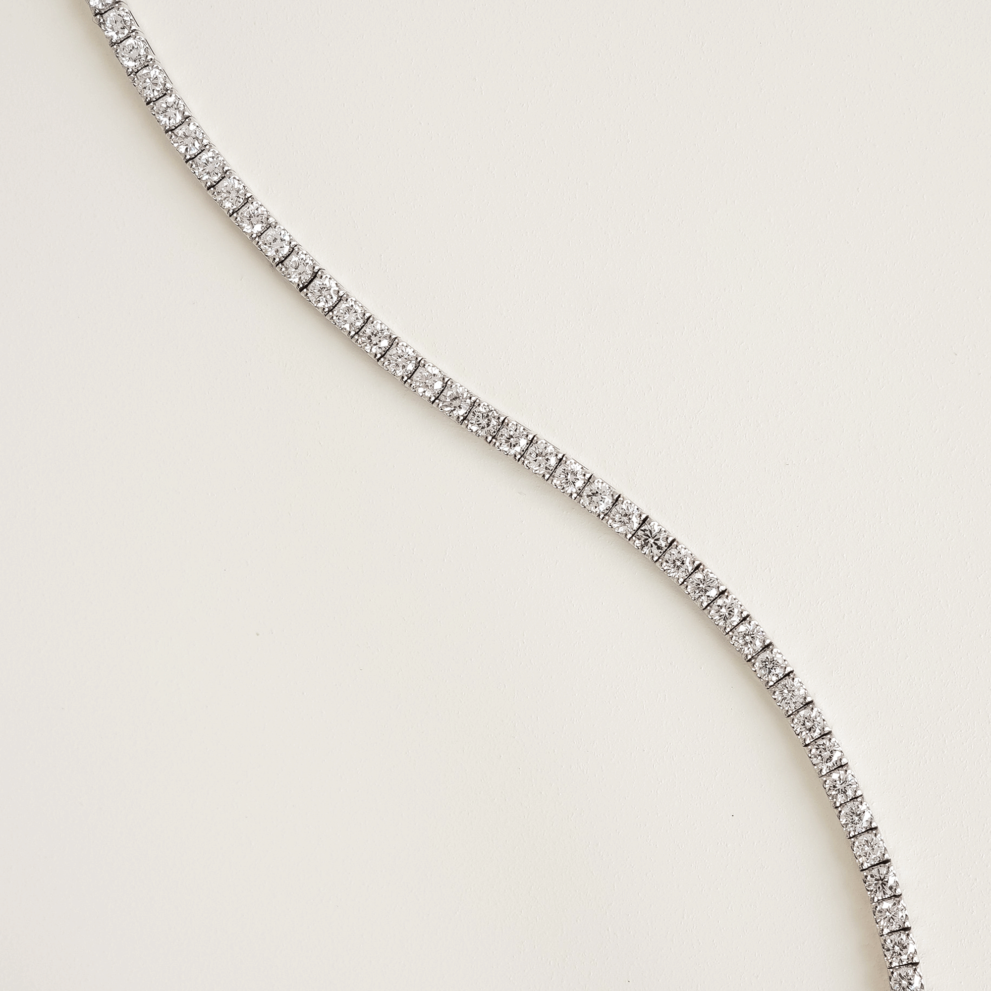 4 Prong Set Tennis Bracelet, Moissanite/Lab Grown Diamond