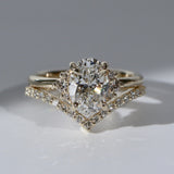 Banff Oval Solitaire Engagement Ring, Oval with Round Brilliant