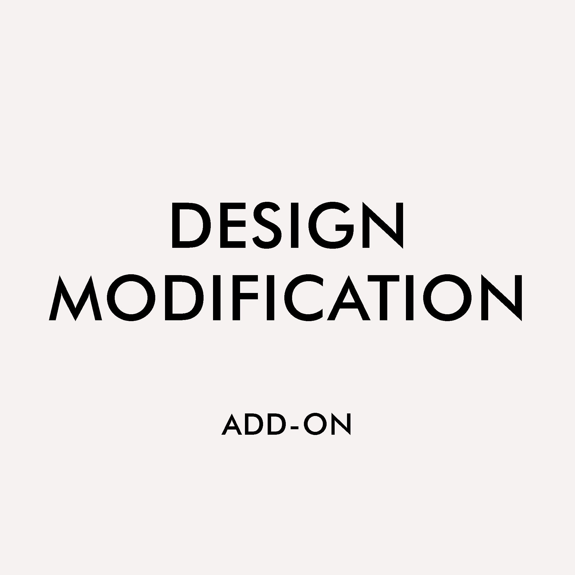Design Modification - Add-on