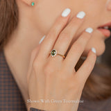 Stunning Belle Pink Tourmaline Halo Engagement Ring