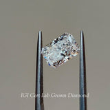 Lily Double Hidden Halo Engagement Ring, Moissanite/Lab Grown Diamond