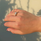 Sofia Three Stone Engagement Ring, Round Brilliant
