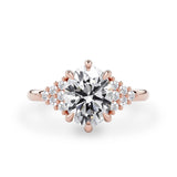 Emma Engagement Ring No.2, Oval With Round Brilliant