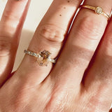 True Promise Oval Morganite Engagement Ring