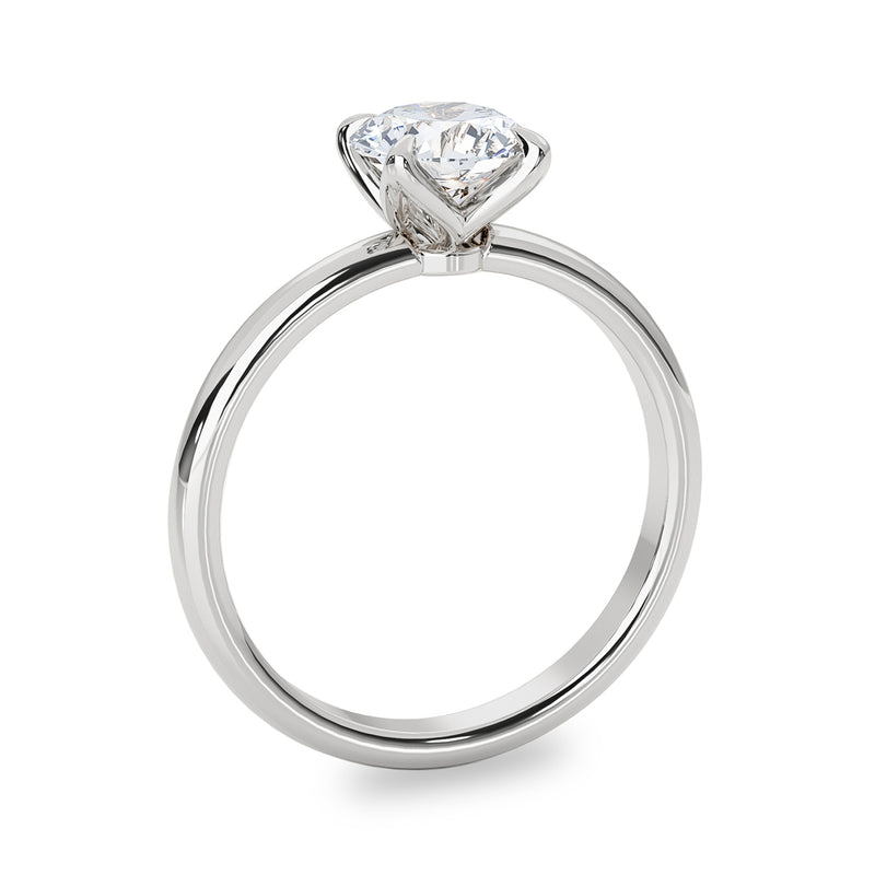Purity 1ct Round Solitaire Engagement Ring, Round Brilliant