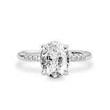 Eternal Dream Oval Cut Moissanite Solitaire Engagement Ring