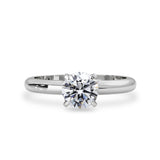 The Solo Solitaire Engagement Ring, Round Brilliant