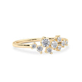 9-Stone Cluster Ring, Natural Diamonds