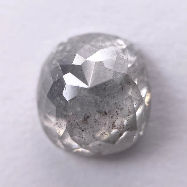Salt and Pepper Diamond 1.69ct 7.45x6.90x3.75mm Cushion Rosecut SP1848