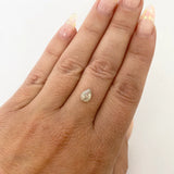 Pear Rosecut Diamond 1.16ct 7.55x5.61x3.37mm Pear Shape Rosecut IC1039