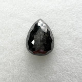 Salt and Pepper Diamond 1.21ct Pear Rosecut 7.86x5.93x3.00mm SP1434