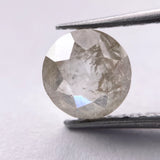 Ice Salt and Pepper Diamond 1.16ct 6.20x6.45x3.00mm Round Rosecut IC1057