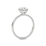 Mya Double Claw Solitaire Engagement Ring, Oval Brilliant Cut