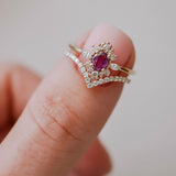 purple sapphire engagement ring halo