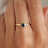 blue sapphire halo ring canada