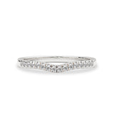 Curve Eternity Ring No.1, Natural Diamonds