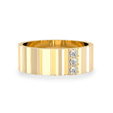The Diamond Crest Band Ring