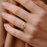Morganite diamond engagement ring canada