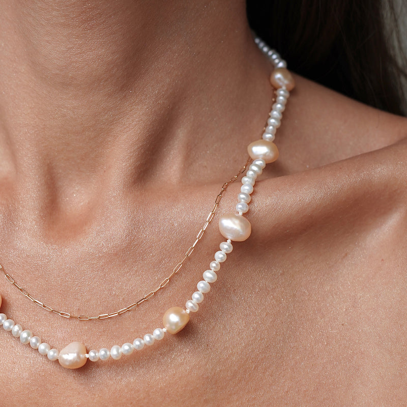Essential Pearl Necklace, Freshwater Pearl