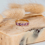 Princess Aurora Ring, Natural Pink Sapphire