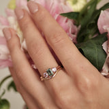 handmade sapphire engagement ring 